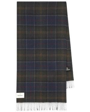 Barbour Accessoires ,Veelkleurig ,Wol Braden Sjaal - Grijs
