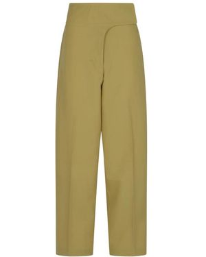 Ami Paris Wide Trousers - Verde