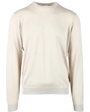 FILIPPO DE LAURENTIIS Round-Neck Knitwear - Natural