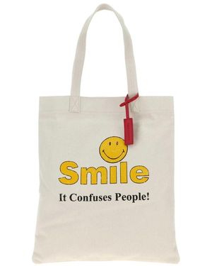 DSquared² Tassen ,Wit ,Tote Smiley