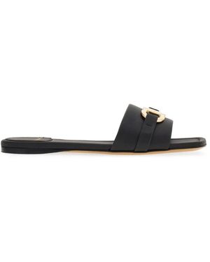Ferragamo Sliders - Black
