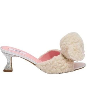 Moschino Heeled Mules - Rosa