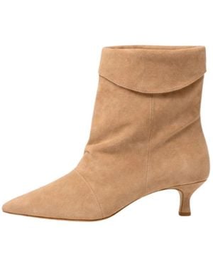 GISÉL MOIRÉ Heeled Boots - Neutro