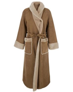 Urbancode Merino Swingcoat - Bruin