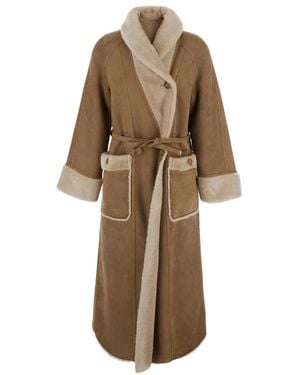 Urbancode Merino Swingcoat - Bruin