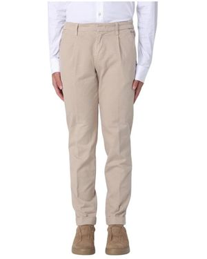 Fay Straight Trousers - Natural