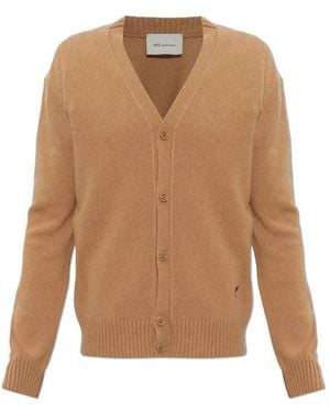 Ami Paris Truien & Vesten ,Bruin ,Wol De Coeur Cardigan