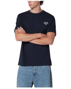 A.P.C. T-Shirt Standard Rue Madame - Zwart