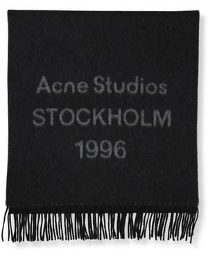 Acne Studios Winter Scarves - Negro