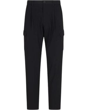 Herno Broeken ,Zwart ,Slim-Fit Broeken
