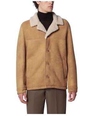 Salvatore Santoro Faux Fur & Shearling Jackets - Brown