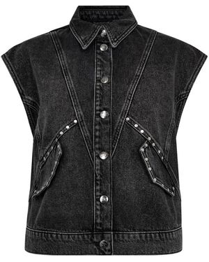 co'couture Vests - Negro