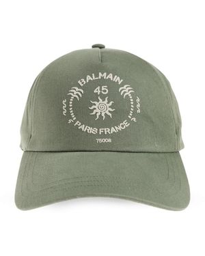 Balmain Accessoires ,Groen ,Katoen Baseball Cap