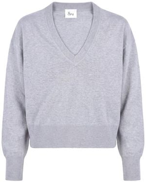 8pm V-Neck Knitwear - Gris