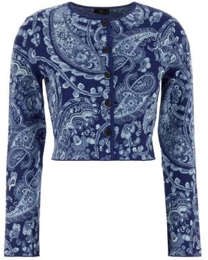 Etro Cardigans - Blue