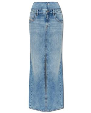 DIESEL De-Spivey Denim Rok - Blauw
