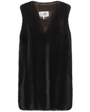 MM6 by Maison Martin Margiela Vests - Zwart