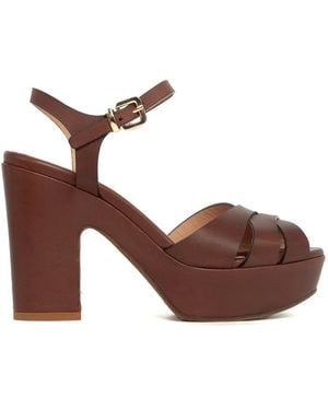 Duccio Del Duca High Heel Sandals - Marrón