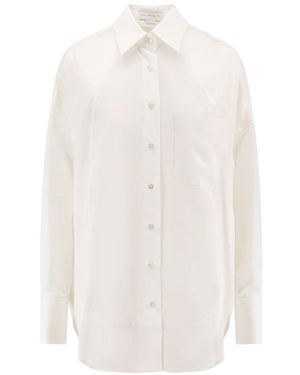 Stella McCartney Witte Button-Up Overhemd Klassieke Stijl