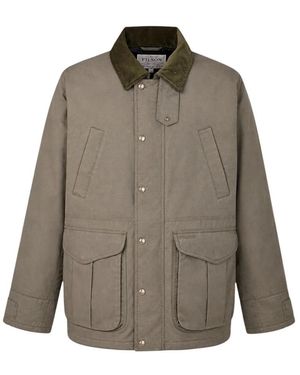 Filson Jassen ,Groen ,Leer Ranger Insulated Field Jacket
