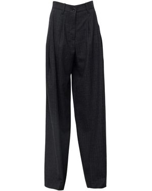 Nine:inthe:morning Wijde Broek - Zwart