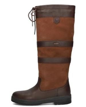 Dubarry Brauner Leder-Outdoor-Stiefel Galway