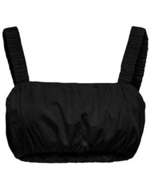 ONLY Zwarte Katoenen Mouwloze Top
