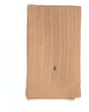 Polo Ralph Lauren Winter Scarves - Natural