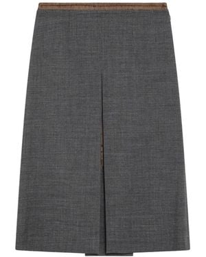 Prada Midi Skirts - Grey