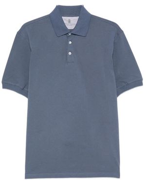 Brunello Cucinelli Polo Shirts - Blue