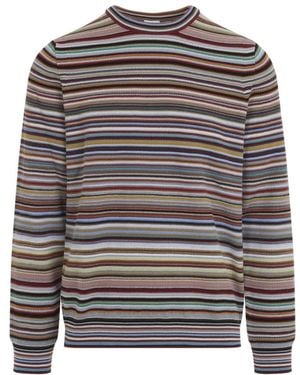 Paul Smith Round-Neck Knitwear - Grigio