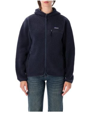 Patagonia Fitness ,Blauw ,Polyester Retro Pile Hoody