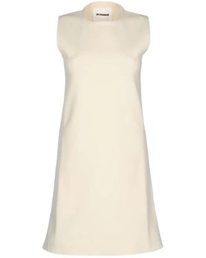Jil Sander Mini kleid - Natur