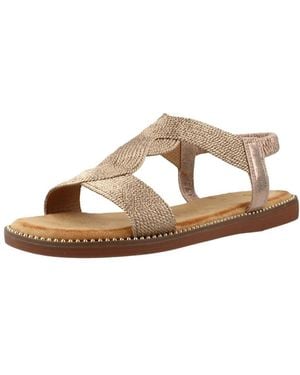 Exe' Flat Sandals - Marrone
