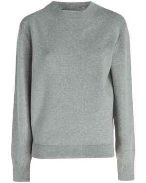Fendi Round-Neck Knitwear - Grey