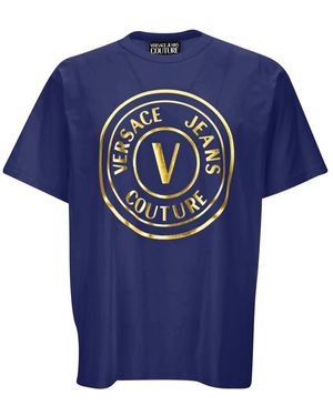 Versace Jeans Couture T-Shirts - Blu
