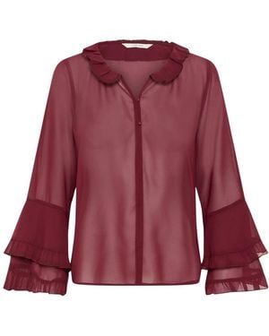 Cream Blouses - Violet