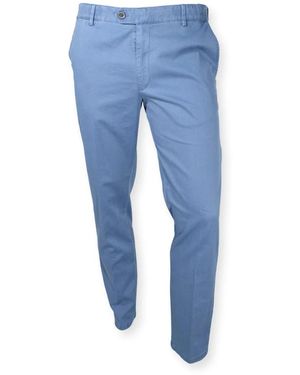 Meyer Broeken ,Blauw ,Katoen Oslo 1-5080/16