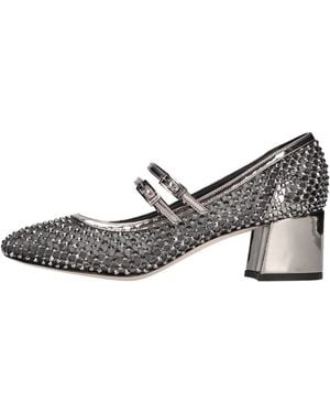 Le Silla Mary Jane Décolleté - Grau