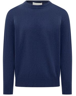 Amaranto Round-Neck Knitwear - Azul
