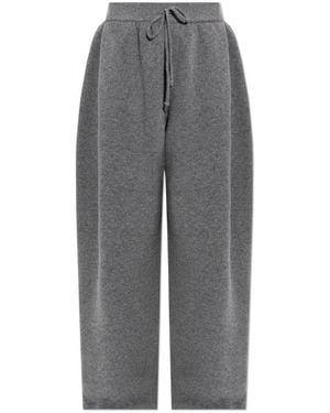 DSquared² Wollhose Mit Weitem Bein - Grau