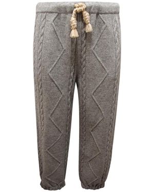 Al Ain Pantalone Tuta Wool Pants - Grijs