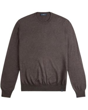 Fay Round-Neck Knitwear - Gris