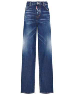 DSquared² Jeans Azules Para Mujer Aw 24, Mujer, Talla