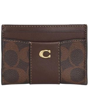 COACH Essential Card Case - Braun