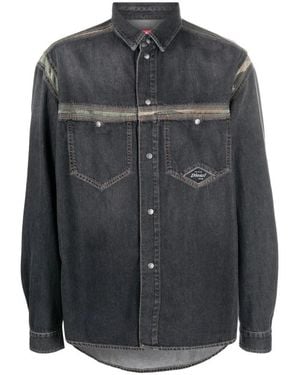 DIESEL Denim Shirts - Black
