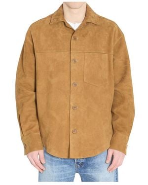 Ami Paris Wildleder Hemdjacke - Natur