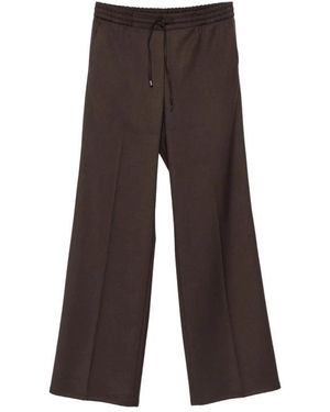 Berwich Wide Trousers - Brown