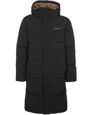 Les Deux Lange daunenjacke mit verstellbarer kapuze - Schwarz
