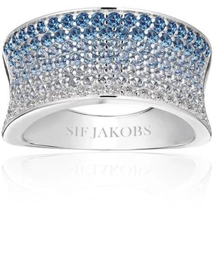 Sif Jakobs Jewellery Anello felline concavo - Blu